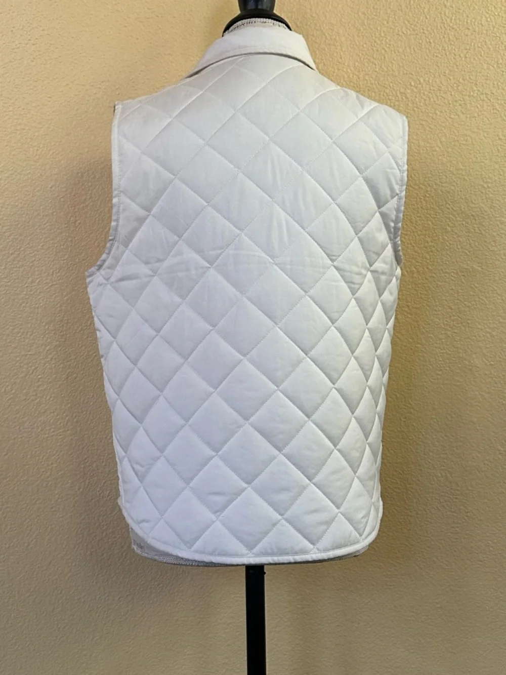 Ralph Lauren Blue Label Quilted Full-Zip Vest In White Size Large Like New! - Picture 6 of 9
